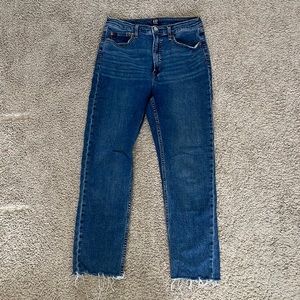 Gap high rise cigarette skinny jeans